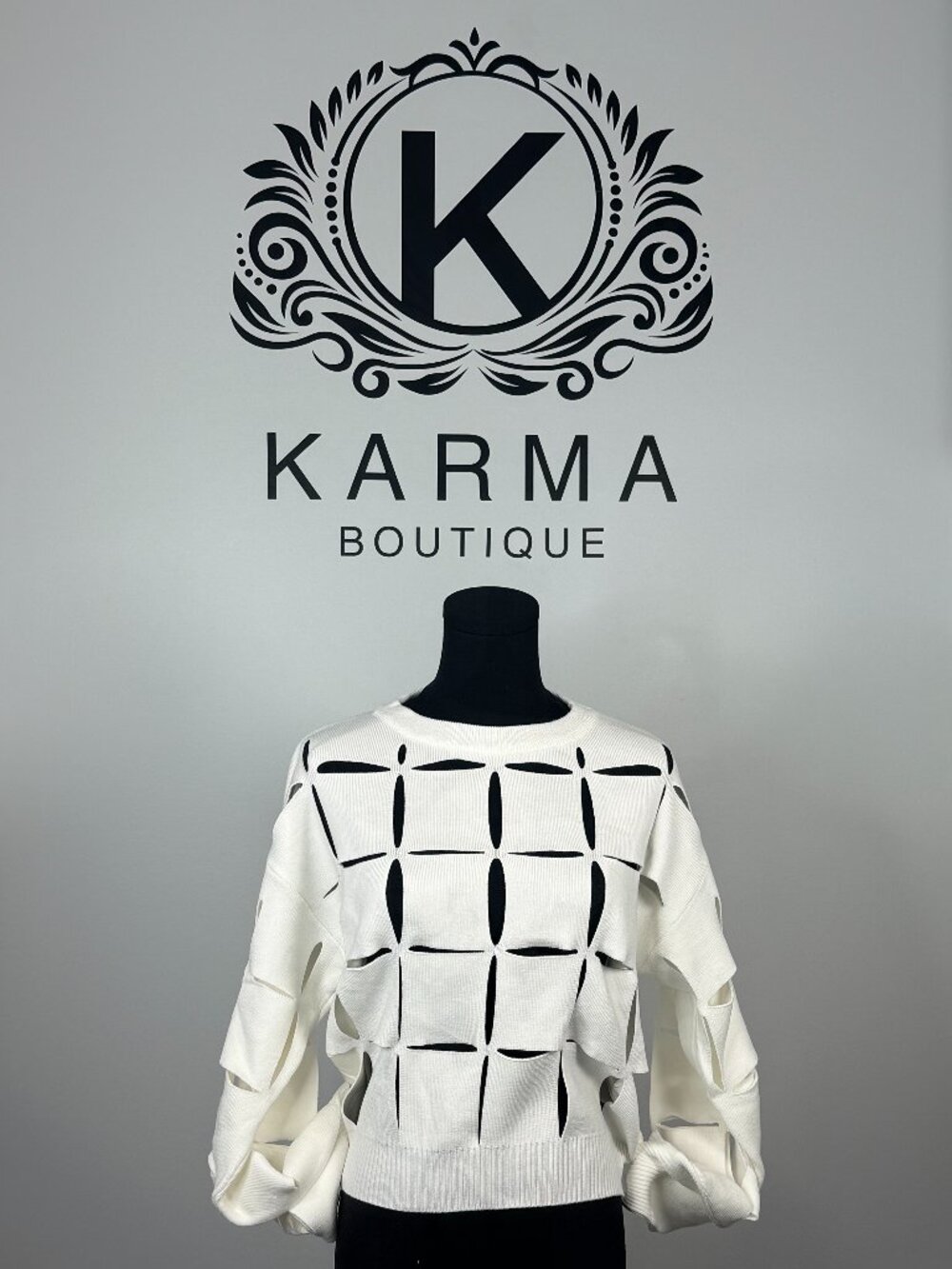 Karma Boutique Razor Cut Sweater